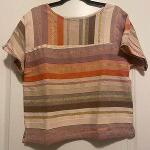 Ace & jig short sleeve top size medium